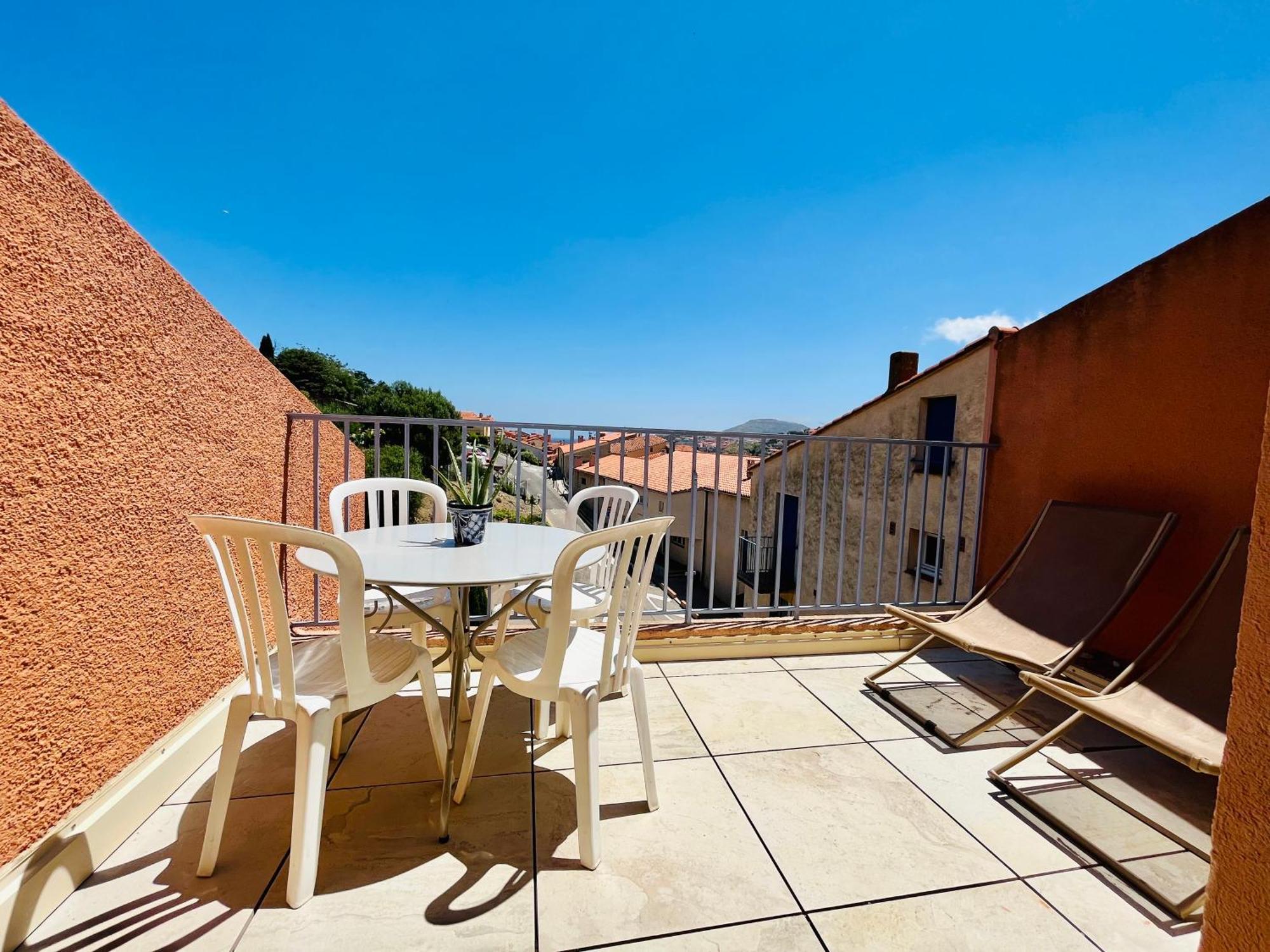 Appartement Collioure, Grande Terrasse Et Parking Exterior foto